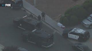 Palmdale barricade suspect surrenders; body found in home