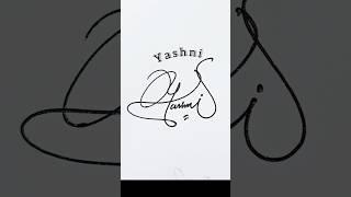 Y diye Signature #shrots #signaturedesign