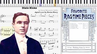 Dixie Kicks by Percy Wenrich (1908, Ragtime piano)