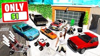 GTA 5 - Stealing $1 CARS with Franklin! (Real Life Cars #78)