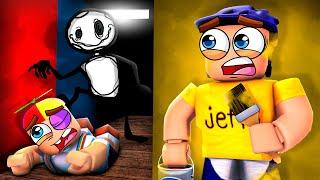 Jeffy & Freddy Play Color or Die in Roblox! ( NEW MONSTER)