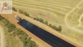 Road Bituminised  - Incredible Construction Work - Moora Shire Road Works "how to build a road"