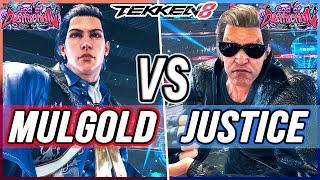 T8  Mulgold (Claudio) vs Justice (Paul)  Tekken 8 High Level Gameplay