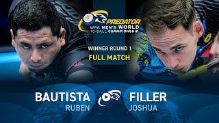 BAUTISTA vs FILLER ▸ 2024 WPA PREDATOR WORLD CHAMPIONSHIP MEN'S 10-BALL