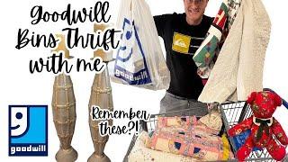 Goodwill Bins Thrift With Me For Profit - Terrible Home Decor Makeover