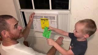 How to install a window AC unit