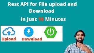 File upload and download REST API using springboot