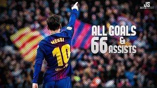 Lionel Messi ● All 66 Goals & Assists ● 17/18 HD