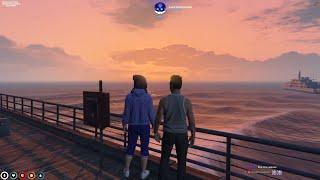 Crystal (4T) And Random Guy "WHOLESOME TIME" At Beach | NoPixel GTA RP