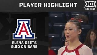 Elena Deets 9.9 Score on Bars | BYU vs Arizona | 2025 Big 12 Gymnastics Highlights