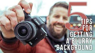5 STEPS FOR GETTING A BLURRY BACKGROUND (Shallow Depth of Field)