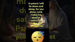 In peace I will lie down and sleep, Lord, make me dwell in safety. Psalm. 4:8# Faith#Bible#Trust