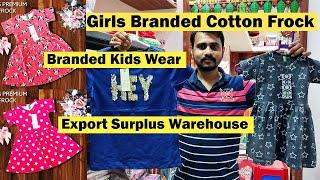 Girls Branded Cotton Frock Wholesale | Tshirts | Kids Wear Export Surplus