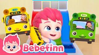 Where Are You, Color Buses?  | EP56 | Bebefinn Sing Along | Nursery Rhymes & Kids Songs