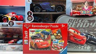 Disney Pixar Cars Toy Collection Unboxing Review | Lightning McQueen Push & Go Talking Vehicle