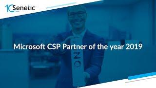 Senetic | Microsoft CSP Partner of the year 2019