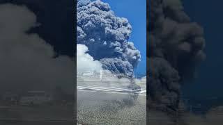 ️Сильное извержение вулкана Сакурадзима произошло на японском острове Кюсю.