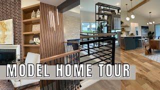 MODEL HOME TOUR | STAIR RAIL IDEAS | MODERN HOME TOUR | MODEL HOME MARATHON 2022 | HOUSE OF ROLLE