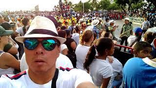 Iniciando carnaval en Santa Martha Colombia