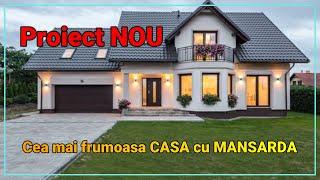 Proiect de CASA cu MANSARDA  de nota 10 !