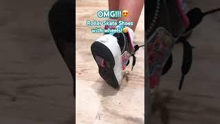 Roller Skate Shoes with wheels! #skateshoes #success