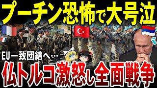 【ゆっくり解説】EU一致団結でロシア窮地！フランスが正式参戦…トルコもウクライナ派兵を発表。