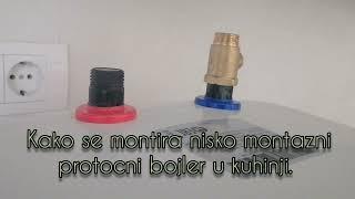 Kako se montira nisko montazni bojler - How to install water heater