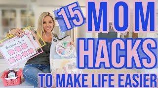 15 REAL LIFE TIME SAVING MOM HACKS TO MAKE LIFE EASIER // ORGANIZE YOUR LIFE