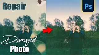 Repair Damaged Photos Adobe Photoshop Urdu Hindi SMK Grafix