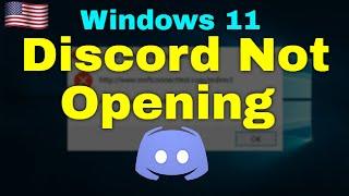 Discord Not Opening Windows 11