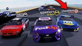 CHASE ELLIOTT JOINED MY ROBLOX BACKSTRETCH BATTLES RACE!