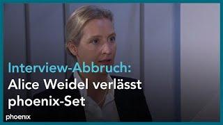 AfD-Parteitag: Alice Weidel bricht das Interview vorzeitig ab