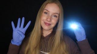 ASMR - Eye Exam (Follow the light/Gloves) ️ |RelaxASMR