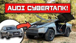 Someone Took An Audi S6 And Built The Sickest Cybertank Ever | HotCars News