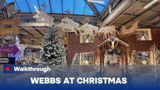 Webb's Garden Centre Christmas Tour | Magical Holiday Displays! 2024