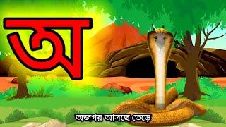 অ আ ক খ বাংলা স্বরবর্ণ ব্যঞ্জনবর্ণ মালা | oi ojogor asche tere | #banglaalphabet #kidssong