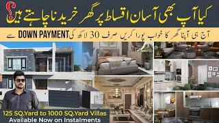 Villas Available On Easy Installment In Bahria Town Karachi | Booking From 30 lacs!!