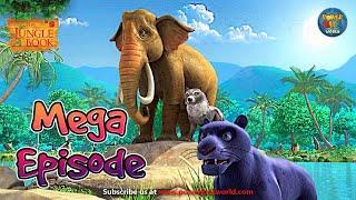 Jungle Book Mega Episode | Jungle Book Cartoon For Kids | English Stories | Funny Wild Animals