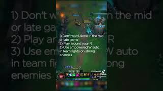 4 Tips and Tricks to Play Sona from a Diamond 1 Support main - Sona Guide Season 11 #shorts