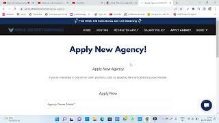 How To Apply New Agency