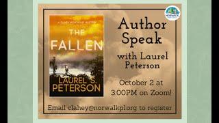 Author Speak with Laurel Peterson at Norwalk Public Library October 2 at 3:00 PM