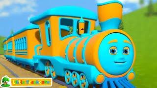 Wheels On the Train - Vehicle Song & Rhyme for Children