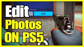 How to Edit Photos on Sharefactory PS5 & Make Thumbnail for Youtube (Photo Editing Tutorial)