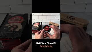 KIWI Shoe Shine Kit for Black Shoes - Revitalizes Old Shoes
