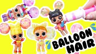 LOL Surprise DIY Water Balloon Surprise Dolls During Vacation! Crafts for Kids