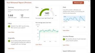 PowerPoint Feature - Rehearse coach