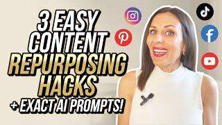 3 Easy Content Repurposing Hacks That'll Save You 20+ Hours A Week