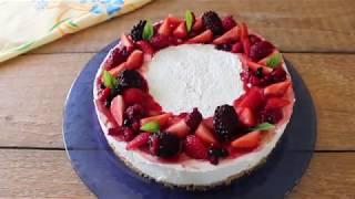 Torta fredda allo yogurt senza cottura