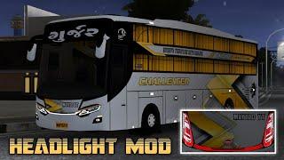 Rang rover headlight mod | MAYYLO YT | bussid | bus simulator indonesia | surat all travels mod