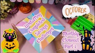  WOW! We did THAT! October Monthly Closeout | Unstuffing Completed Savings Challenge $6000+ Saved!